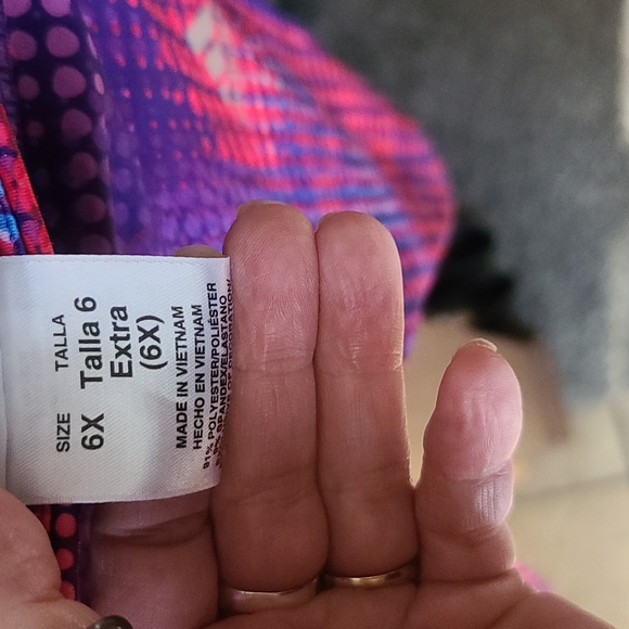 Fushia Adidas active leggings sz 6x girls - Picture 7 of 7